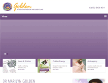 Tablet Screenshot of marilyngolden.com.au